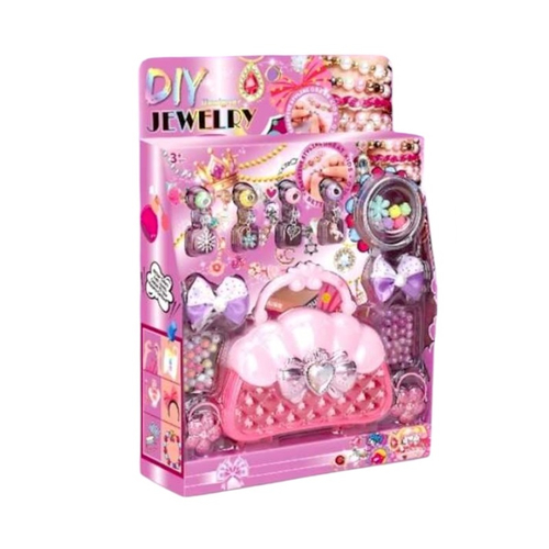 Σετ κατασκευής κοσμημάτων DIY με τσάντα - A9907DIY - 917524