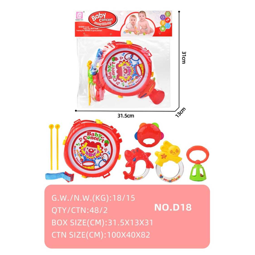 Σετ βρεφικές κουδουνίστρες - D18 - 917408