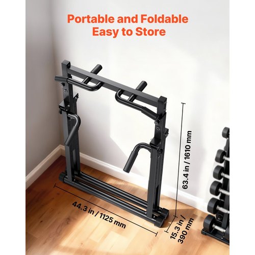 VEVOR Pull Up Bar, Φορητός Σταθμός Pullup Bar Χωρητικότητας 150kg, Ελεύθερες Μπάρες Pullup με Τριγωνική Δομή & Σωλήνα από Ανθεκτική Ατσάλι, Ρύθμιση Ύψους 9 Επιπέδων με Βαρύτητα, Γυμναστική για Χέρια, Πλάτη