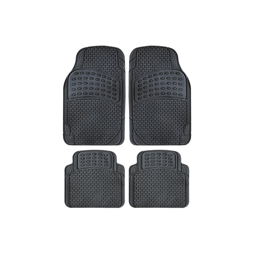 Oto Top - Σετ Πατάκια Αυτοκινήτου Universal  από Μαλακό PVC STRATOS EVO – Αντιολισθητικά - 4τμχ. (0007846OT150/OTO)