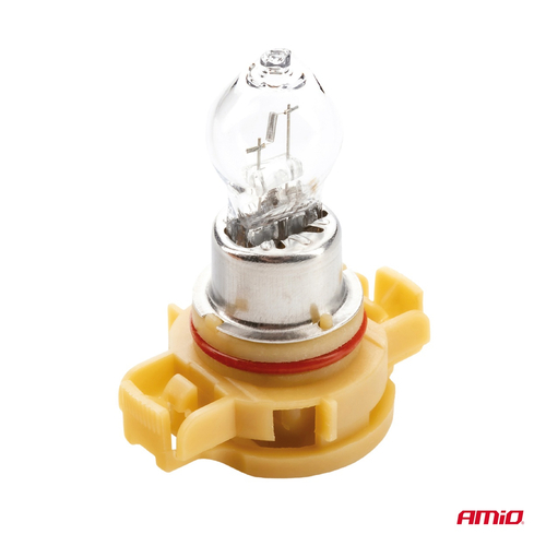 Amio - Λάμπα Αλογόνου PSX24W 12V 24W Βάση PG20-7 για Φώτα Ημέρας (DRL) & Προβολείς Ομίχλης  - 1 τεμ.(04411/AM)
