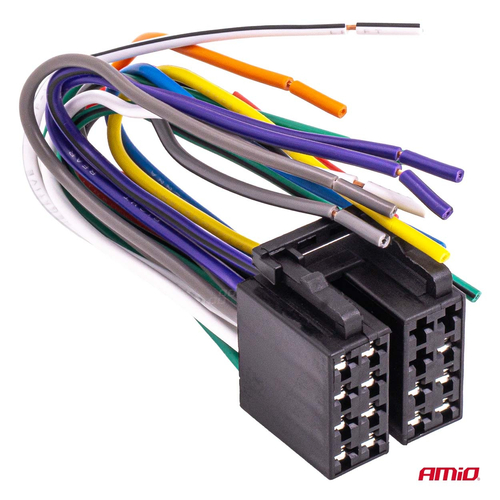 Amio - Φίσσα ISO 13 Pin Θηλυκή 12V έως 5A – CCA, Για Ηλεκτρικές Εγκαταστάσεις Οχημάτων - 1 τεμ. (04441/AM)