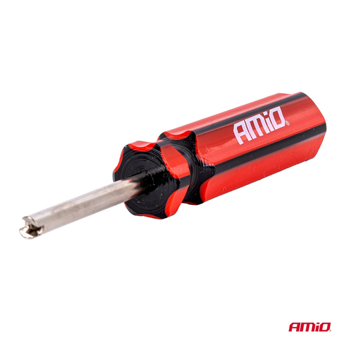 Amio - Εργαλείο Αφαίρεσης & Τοποθέτησης Βαλβίδας Ελαστικών (Valve Core Tool) – Για Αυτοκίνητα, Μοτοσυκλέτες & Ποδήλατα - 1 τεμ. (04470/AM)