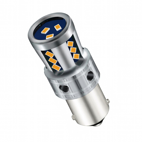 VenCore 3216-10169 - BAU15S PY21W CanBus Gen4 - Λάμπα LED για Βάση BAU15S PY21W CanBus Gen4 18 SMD 3020 9W 1960 Lumen 8-48 Volt Πορτοκαλί