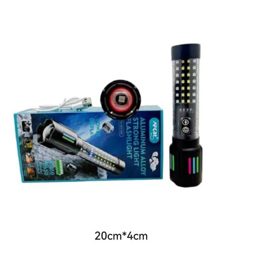 Επαναφορτιζόμενος φακός LED - W519H - 817506