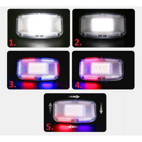 Ασύρματος φάρος οχημάτων Strobe & προβολέας έκτακτης ανάγκης με μαγνητική βάση - 1108914 - 110850