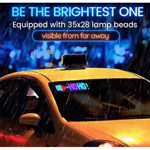 Διαφημιστική εύκαμπτη πινακίδα οχημάτων LED με τηλεχειριστήριο - 1122110A/04316 - 110851