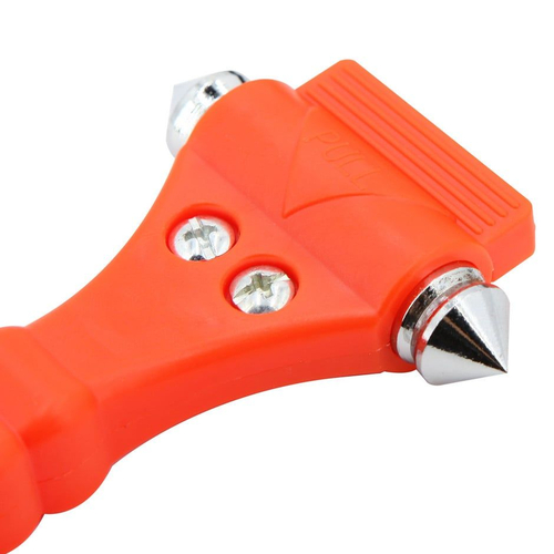 Σφυρί θραύσης τζαμιών & κόφτης αυτοκινήτου έκτακτης ανάγκης - 2in1 - 1750303A/K - 170821