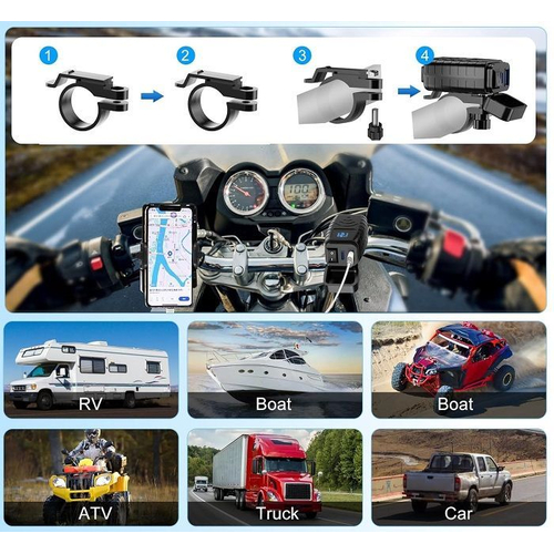 Αντάπτορας φόρτισης μοτοσυκλέτας USB - MQ3103 - 330001