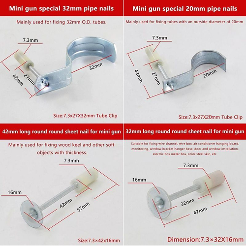 Ανταλλακτικά καρφιά για καρφωτικό μπετού - 716268