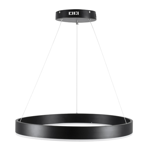 kelvo® VENOM KLV-101-0187 Κρεμαστό Φωτιστικό Οροφής LED 45W 4500lm 120° AC 220-240V IP20 Ρυθμιζόμενο Λευκό CCT με Χειριστήριο από 2700K έως 6000K Dimmable - Lumileds SMD Chip - Μαύρο Ματ - Μ60 x Π60 x Υ6.5cm - 3 Χρόνια Εγγύηση