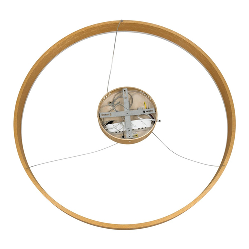 kelvo® VENOM KLV-101-0192 Κρεμαστό Φωτιστικό Οροφής LED 67W 6700lm 120° AC 220-240V IP20 Ρυθμιζόμενο Λευκό CCT με Χειριστήριο από 2700K έως 6000K Dimmable - Lumileds SMD Chip - Χρυσό Πλατίνα - Μ80 x Π80 x Υ6.5cm - 3 Χρόνια Εγγύηση