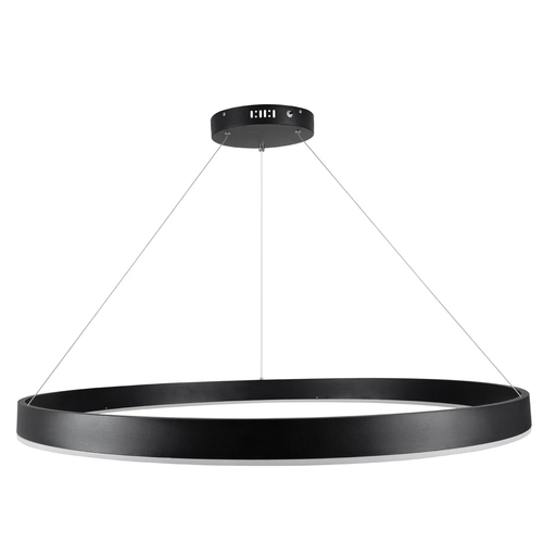 kelvo® VENOM KLV-101-0193 Κρεμαστό Φωτιστικό Οροφής LED 75W 7500lm 120° AC 220-240V IP20 Ρυθμιζόμενο Λευκό CCT με Χειριστήριο από 2700K έως 6000K Dimmable - Lumileds SMD Chip - Μαύρο Ματ - Μ100 x Π100 x Υ6.5cm - 3 Χρόνια Εγγύηση