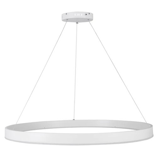 kelvo® VENOM KLV-101-0194 Κρεμαστό Φωτιστικό Οροφής LED 75W 7500lm 120° AC 220-240V IP20 Ρυθμιζόμενο Λευκό CCT με Χειριστήριο από 2700K έως 6000K Dimmable - Lumileds SMD Chip - Λευκό Ματ - Μ100 x Π100 x Υ6.5cm - 3 Χρόνια Εγγύηση