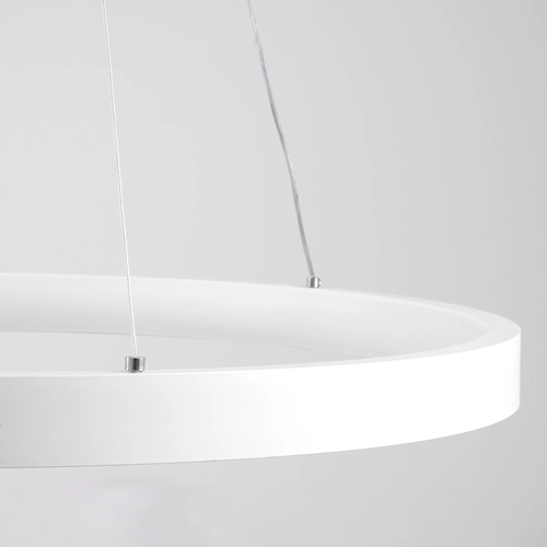 kelvo® NEMESIS KLV-101-0209 Κρεμαστό Φωτιστικό Οροφής LED 45W 4500lm 180° AC 220-240V IP20 Ρυθμιζόμενο Λευκό CCT με Χειριστήριο από 2700K έως 6000K Dimmable - Lumileds SMD Chip - Λευκό Ματ - Μ60 x Π60 x Υ4cm - 3 Χρόνια Εγγύηση