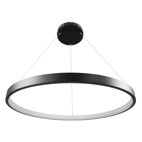 kelvo® NEMESIS KLV-101-0211 Κρεμαστό Φωτιστικό Οροφής LED 67W 6700lm 180° AC 220-240V IP20 Ρυθμιζόμενο Λευκό CCT με Χειριστήριο από 2700K έως 6000K Dimmable - Lumileds SMD Chip - Μαύρο Ματ - Μ80 x Π80 x Υ4cm - 3 Χρόνια Εγγύηση