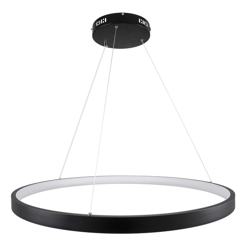 kelvo® NEMESIS KLV-101-0211 Κρεμαστό Φωτιστικό Οροφής LED 67W 6700lm 180° AC 220-240V IP20 Ρυθμιζόμενο Λευκό CCT με Χειριστήριο από 2700K έως 6000K Dimmable - Lumileds SMD Chip - Μαύρο Ματ - Μ80 x Π80 x Υ4cm - 3 Χρόνια Εγγύηση