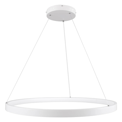 kelvo® NEMESIS KLV-101-0212 Κρεμαστό Φωτιστικό Οροφής LED 67W 6700lm 180° AC 220-240V IP20 Ρυθμιζόμενο Λευκό CCT με Χειριστήριο από 2700K έως 6000K Dimmable - Lumileds SMD Chip - Λευκό Ματ - Μ80 x Π80 x Υ4cm - 3 Χρόνια Εγγύηση