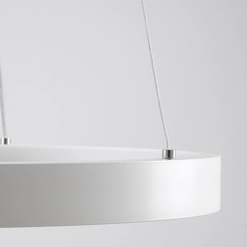 kelvo® NEMESIS KLV-101-0215 Κρεμαστό Φωτιστικό Οροφής LED 75W 7500lm 180° AC 220-240V IP20 Ρυθμιζόμενο Λευκό CCT με Χειριστήριο από 2700K έως 6000K Dimmable - Lumileds SMD Chip - Λευκό Ματ - Μ100 x Π100 x Υ4cm - 3 Χρόνια Εγγύηση