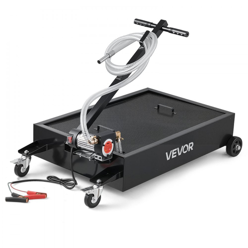 Δοχείο αποστράγγισης λαδιού χαμηλού προφίλ VEVOR, χωρητικότητας 56,8 L, περιστρεφόμενο δοχείο αποστράγγισης λαδιού με ηλεκτρική αντλία και σωλήνα 2,2 m, ανθεκτικό στις διαρροές και στη διάβρωση, κατάλληλο για αυτοκίνητα, SUV, φορτηγά, μοτοσικλέτες, ATV, μεταλλικά οχήματα