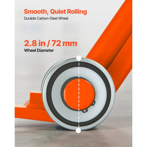 Μπάρα VEVOR Prylever, Χωρητικότητα Βάρους 2994 kg, Χειρολαβή από Ανθρακούχο Χάλυβα 1,4 m, Μπάρα με Μοχλό Ανύψωσης με Ρόδες για Μεγάλες Παλέτες, Βαρέα Αντικείμενα, Τσιμεντόλιθους, Χειρισμός Βαρέως Τύπου, Συσκευασία 2 τεμαχίων