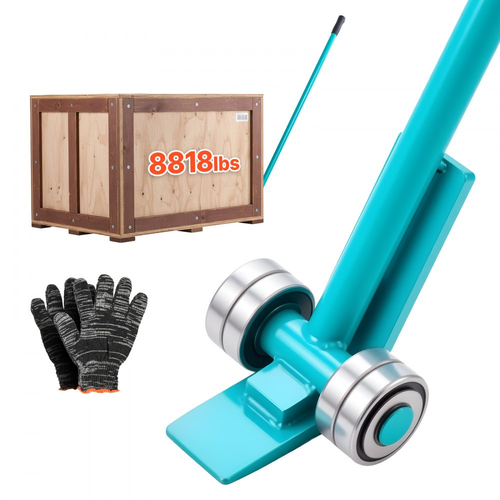 Μπάρα VEVOR Prylever, Χωρητικότητα Βάρους 4 Τ, Χειρολαβή από Ανθρακούχο Χάλυβα 1,4 μ., Μπάρα με Μοχλό Ανύψωσης με Ρόδες για Μεγάλες Παλέτες, Βαρέα Αντικείμενα, Τσιμεντόλιθους, Χειρισμός Βαρέως Τύπου Εξοπλισμού