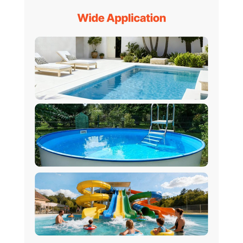 Φίλτρο άμμου VEVOR, 609,6 mm, 246,1 LPM Σύστημα φίλτρου άμμου για πισίνα πάνω από το έδαφος, με βαλβίδα πολλαπλών θυρών 7 κατευθύνσεων, αντίστροφη πλύση, ξέβγαλμα, ανακυκλοφορία, απόβλητα, χειμώνας, κλειστές λειτουργίες, για πισίνα πάνω από το έδαφος