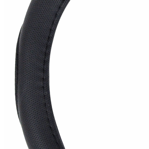 Amio - Κάλλυμα Τιμονιού από Τεχνόδερμα σε Μαύρο Χρώμα 37/39 cm SWC-09-M - 1 τεμ. (01365/AM)