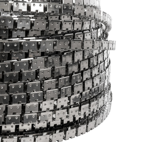 kelvo® NEONPRO KLV-101-0069 Εύκαμπτη Βάση Στήριξης για Neon Flex - Νίκελ Χρώμιο - Μ1000 x Π0.7 x Υ1.2cm - Ρολό 10 Μέτρων