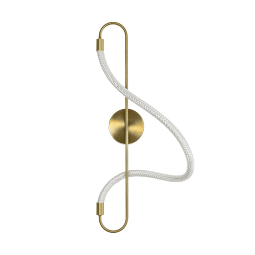 kelvo® GLOW KLV-101-0169 Φωτιστικό Τοίχου / Απλίκα LED 18W 1800lm 360° AC 220-240V IP20 Ρυθμιζόμενο Λευκό CCT με On/Off 2700K/4500K/6000K - Lumileds SMD Chip - Χρυσό Πλατίνα - Μ30 x Π15 x Υ70cm - 3 Χρόνια Εγγύηση