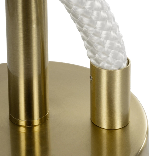 kelvo® GLOW KLV-101-0172 Επιτραπέζιο Φωτιστικό Πορτατίφ LED 18W 1800lm 360° AC 220-240V IP20 Ρυθμιζόμενο Λευκό CCT με Αφή 2700K/4500K/6000K Dimmable - Lumileds SMD Chip - Χρυσό Πλατίνα - Μ30 x Π30 x Υ60cm - 3 Χρόνια Εγγύηση