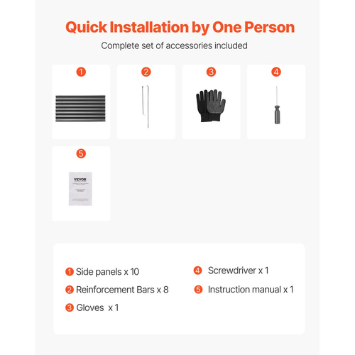 Μεταλλικό υπερυψωμένο παρτέρι VEVOR, 2,0 x 0,6 x 0,4 m οβάλ εξωτερικό κουτί κήπου Galvalume, ανοιχτού πάτου, μεγάλη υπερυψωμένη γλάστρα για καλλιέργεια λαχανικών, λουλουδιών, παχύφυτων, σκούρο γκρι