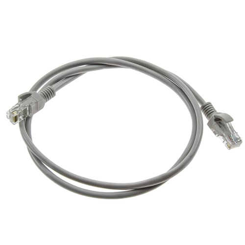 Καλώδιο Ethernet  1m CAT 5E Γκρι
