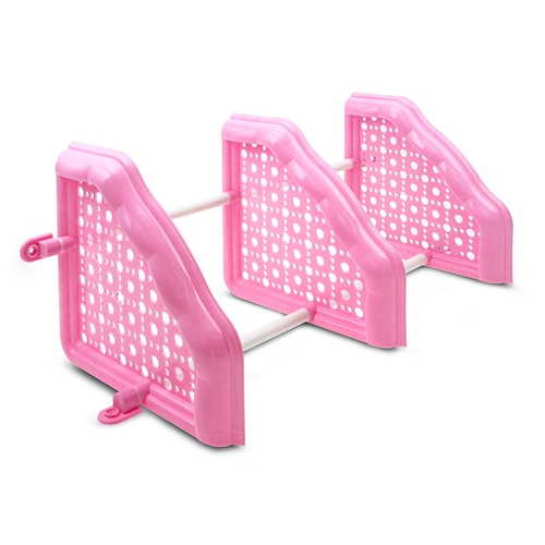 Πρακτική Γωνιακή Ραφιέρα Ροζ