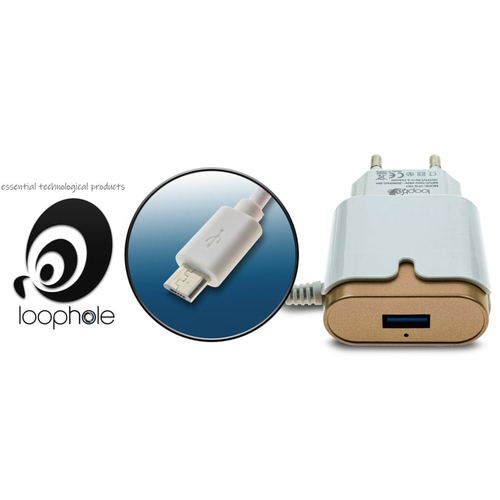 LOOPHOLE AC Adapter Micro-B GOLD