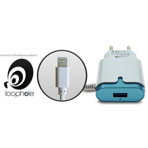 LOOPHOLE AC Adapter Lightning BLUE