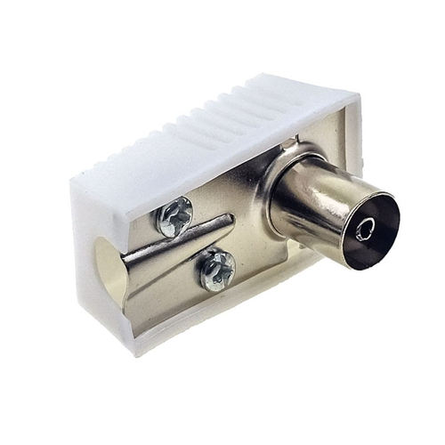 Πλάγιο Θηλυκό Φις για Καλώδιο Κεραίας TV