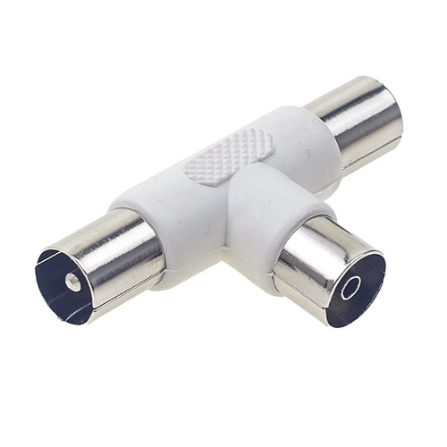 Μεταλλικός Διακλαδωτής "Τ2" Καλωδίου Κεραίας TV