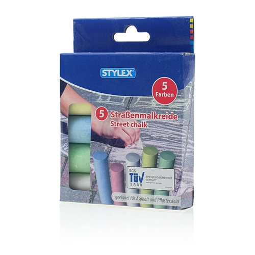 Κιμωλίες Χονδρές Χρωματιστές Σετ (5 τμχ.)