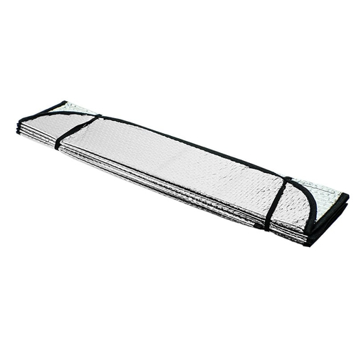 Εσωτερική Ηλιοπροστασία Παρμπρίζ 130X60 Ασημί