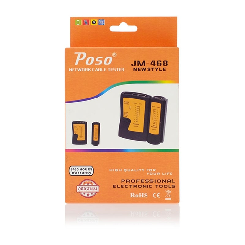 Tester Καλωδίων LAN Jakemy JM-486AL με φως LED