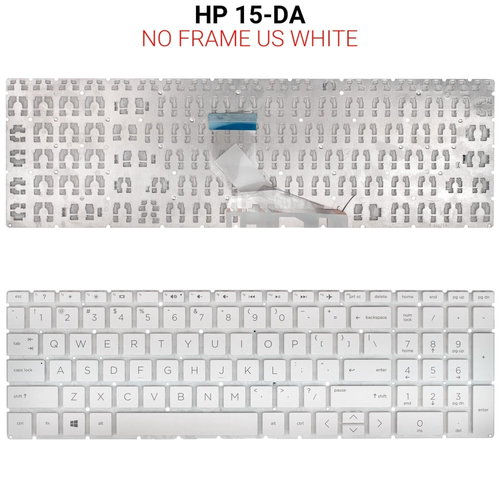 Πληκτρολόγιο HP 15-DA NO FRAME US WHITE
