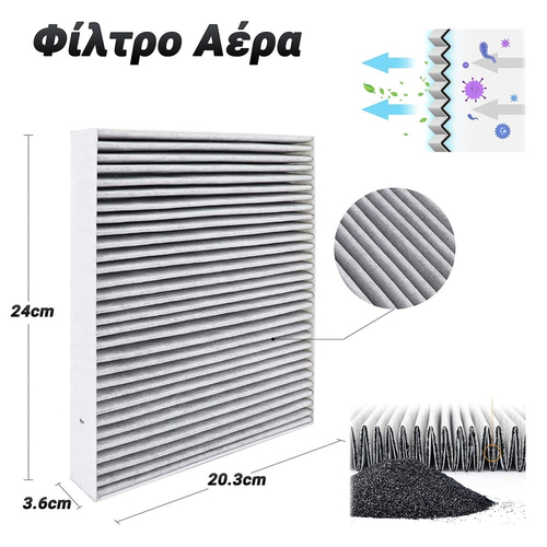 Φίλτρο Αέρα 24x20.3x3.6cm
