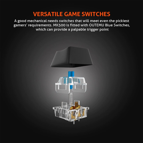 Μηχανικό Gaming Πληκτρολόγιο MT-MK500