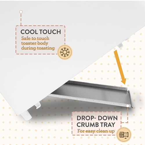 Τοστιέρα Elite Gourmet CoolTouch 7 Ρυθμίσεων