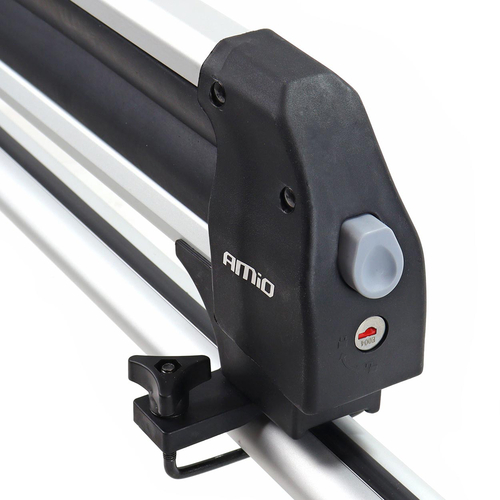Amio - Βάση Σκι Οροφής SSR-01S από Αλουμίνιο για 4 ζευγάρια Σκι ή 2 σανίδες Snowboard με μήκος 570 mm - 1 τεμ. (02590/AM)