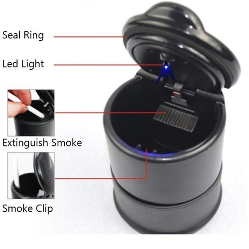 Σταχτοδοχείο αυτοκινήτου με φωτισμό - 1426605A - 140393