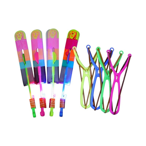 Ιπτάμενο παιχνίδι-ελικόπτερο με φωτισμό LED & σφεντόνα - 681020