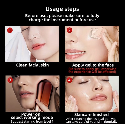 Συσκευή τόνωσης & σύσφιξης προσώπου EMS - 814338