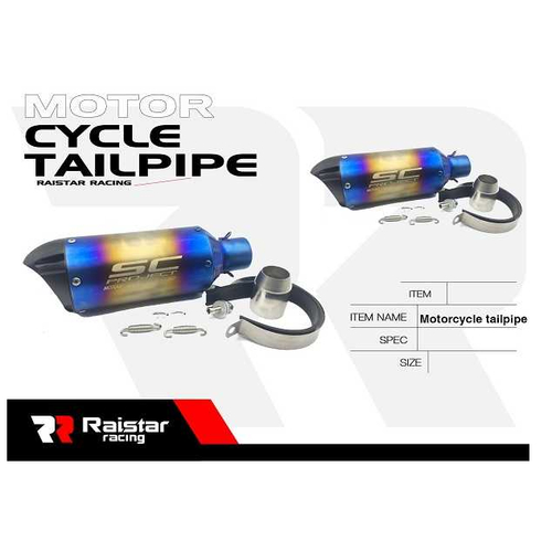 Τελικό εξάτμισης μοτοσυκλέτας - SC-Project - 35cm - R-MG0601-B2 - 320001